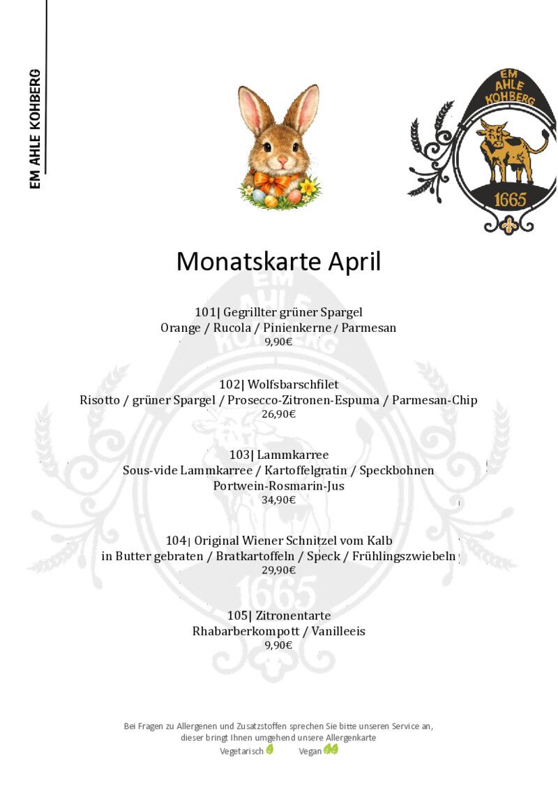 Foto der Monatskarte