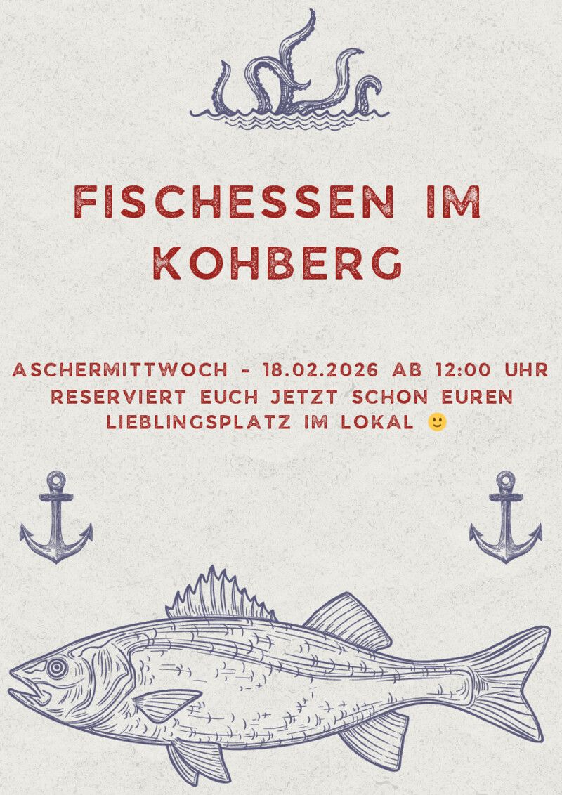 Fischessen Flyer