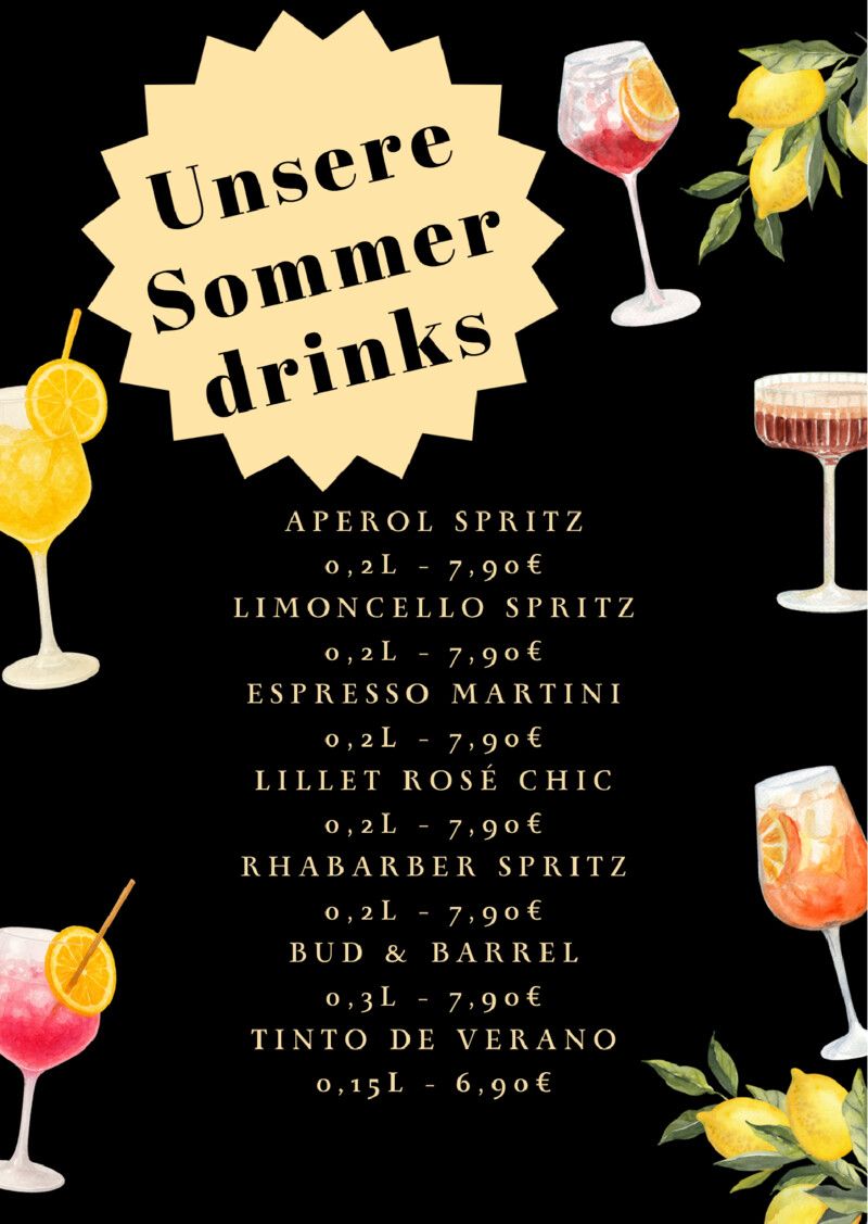 Foto der Sommerdrinks